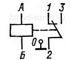 Реле РЭС55 (принципиальная электрическая схема)