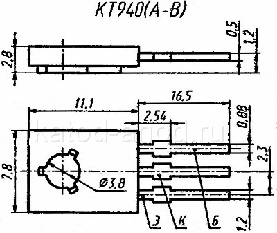 Транзистор КТ940
